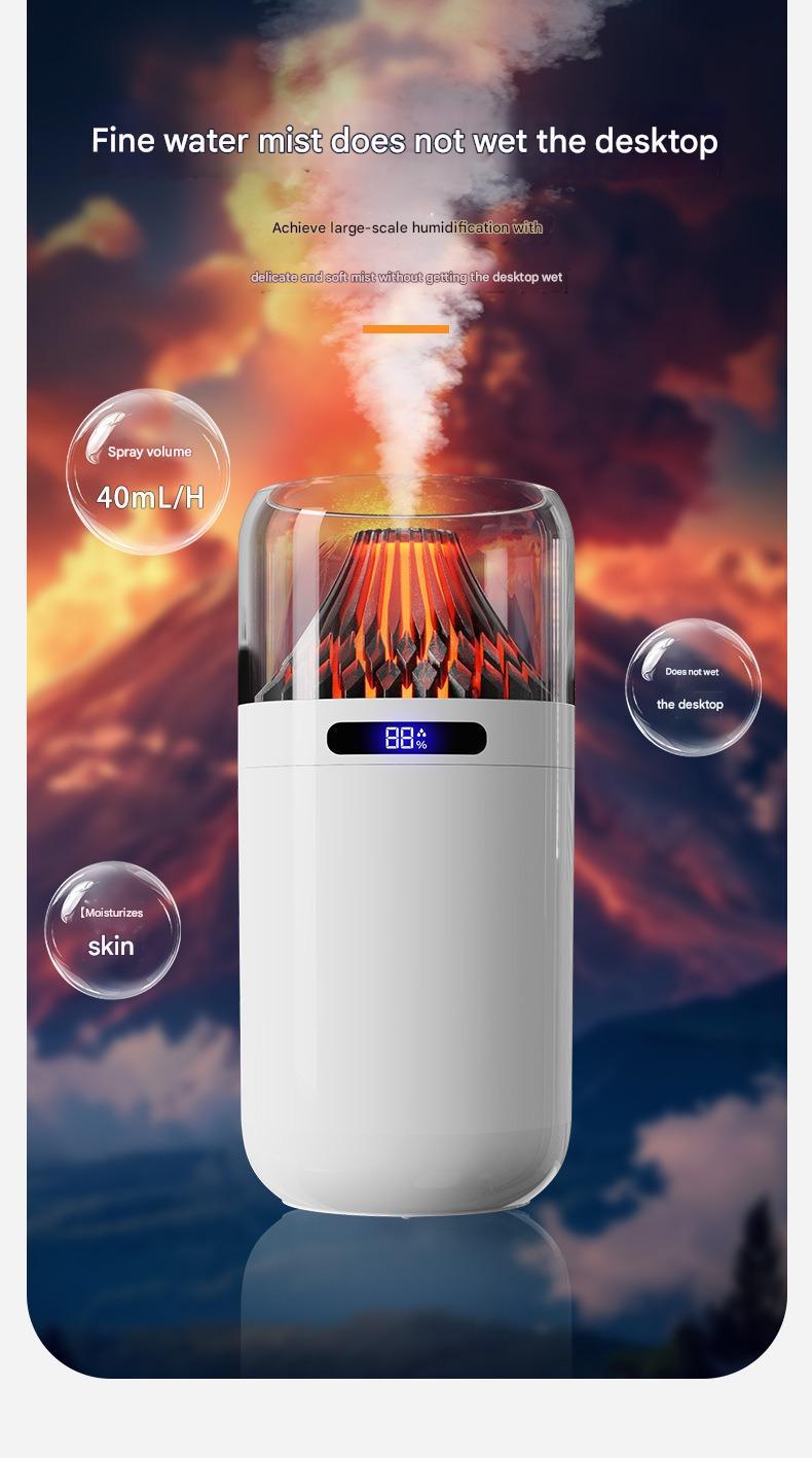 Humidificateur USB Volcano Compact - Parfait pour Votre Voiture - Allomarc.com