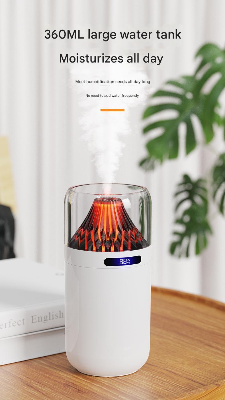 Humidificateur USB Volcano Compact - Parfait pour Votre Voiture - Allomarc.com