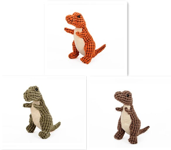 Jouet Dinosaure Interactif pour Grands Chiens - Jouets à Mâcher pour Animaux de Compagnie - Allomarc.com