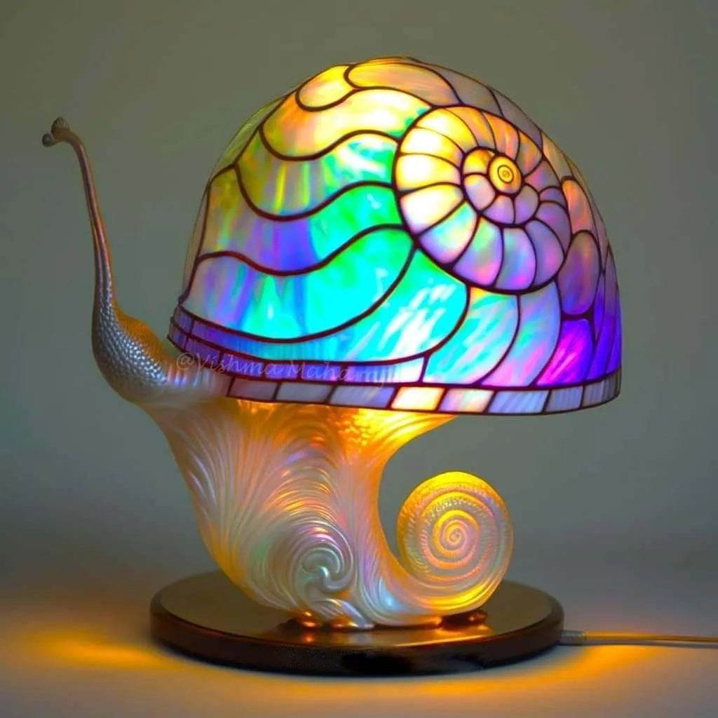 Lampe de Bureau en Verre Coloré - Allomarc.com