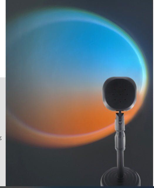 Lampe de Projetion Coucher de Soleil - Luminaire Ambiance pour Salon et Chambre - Allomarc.com