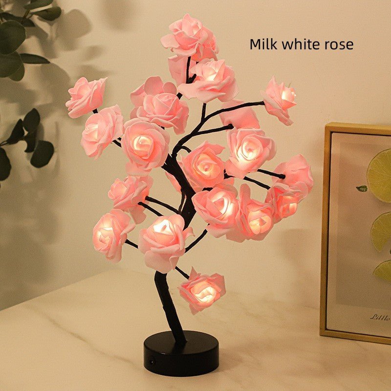 Lampe de Table LED en Forme de Rose - Allomarc.com
