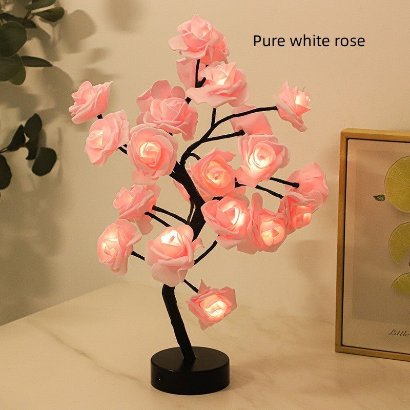 Lampe de Table LED en Forme de Rose - Allomarc.com