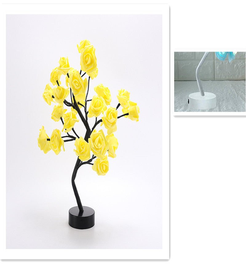 Lampe de Table LED en Forme de Rose - Allomarc.com