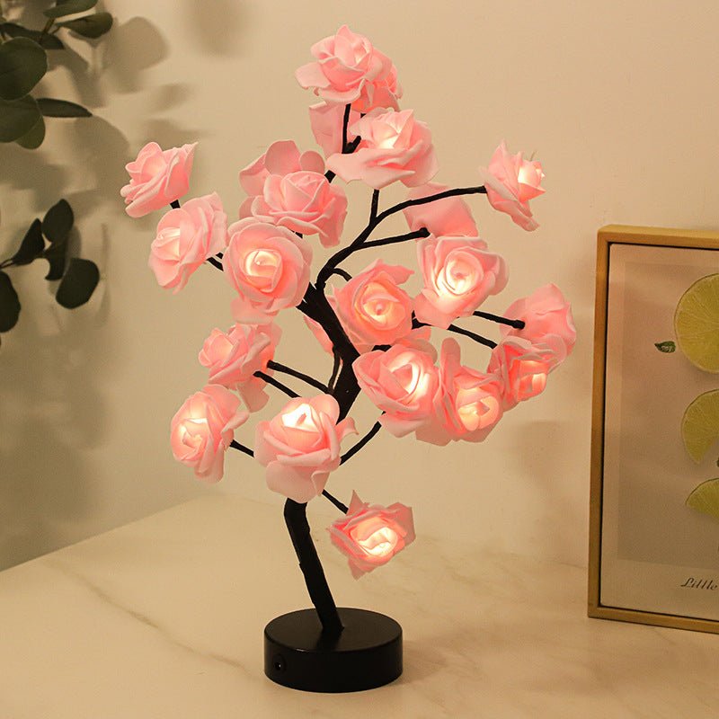 Lampe de Table LED en Forme de Rose - Allomarc.com