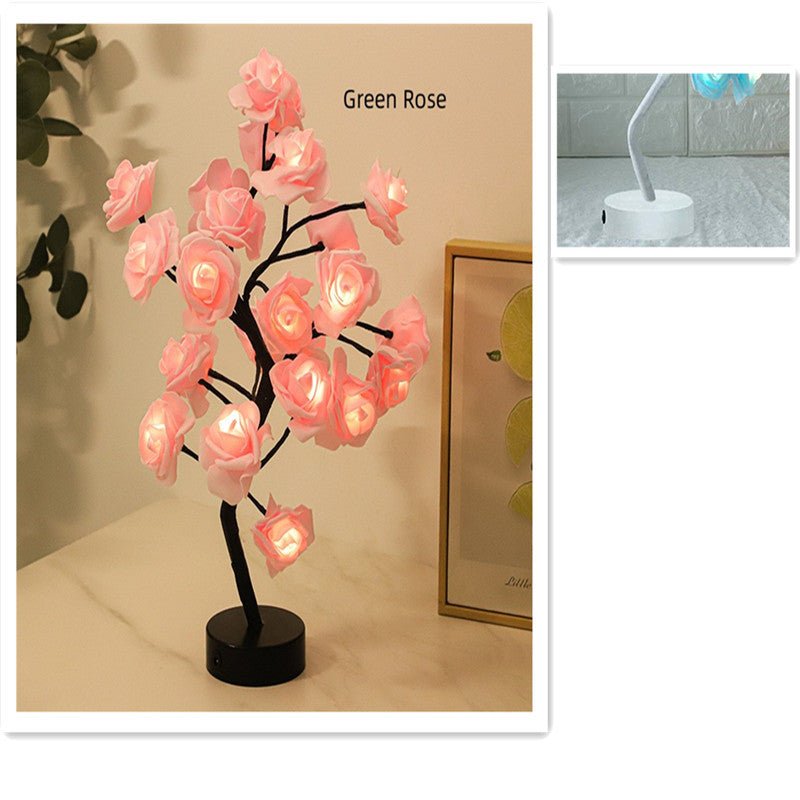 Lampe de Table LED en Forme de Rose - Allomarc.com