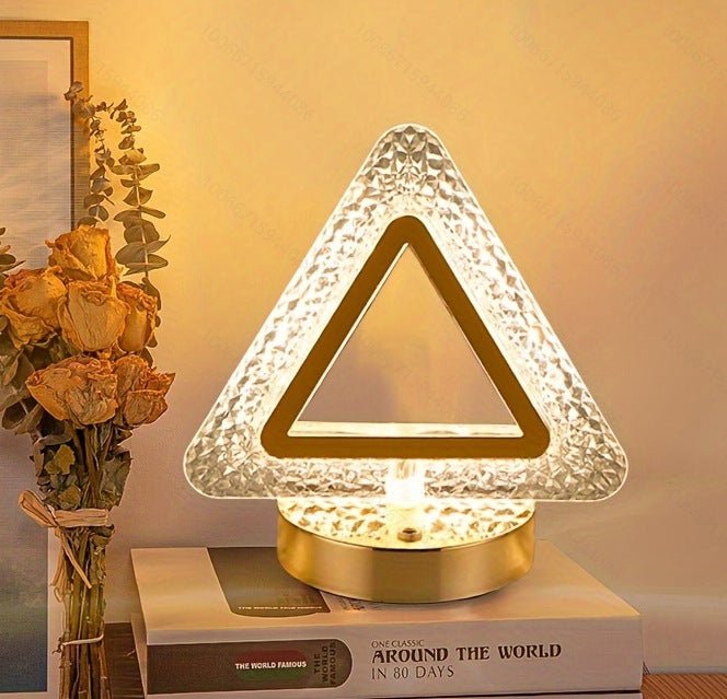 Lampe de Table Nuit Étoile Lune à Recharge Tactile - Allomarc.com