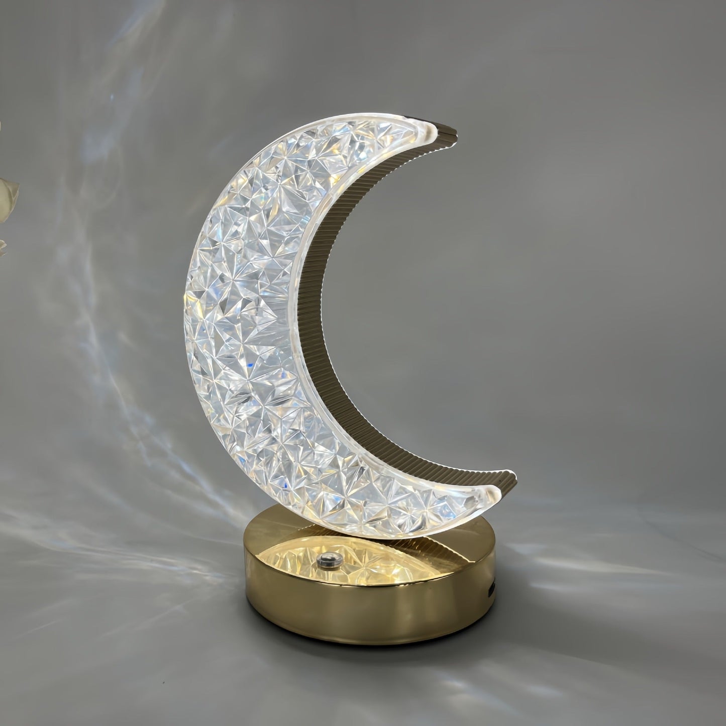 Lampe de Table Nuit Étoile Lune à Recharge Tactile - Allomarc.com