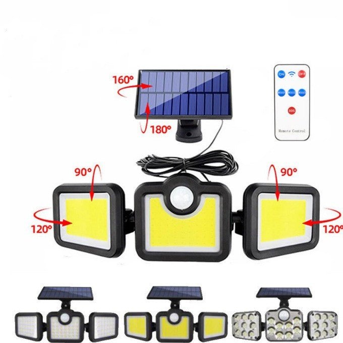 Lampe Murale Solaire Étanche pour Extérieur avec Induction - Allomarc.com