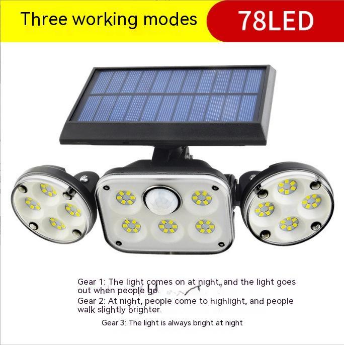 Lampe Murale Solaire Étanche pour Extérieur avec Induction - Allomarc.com