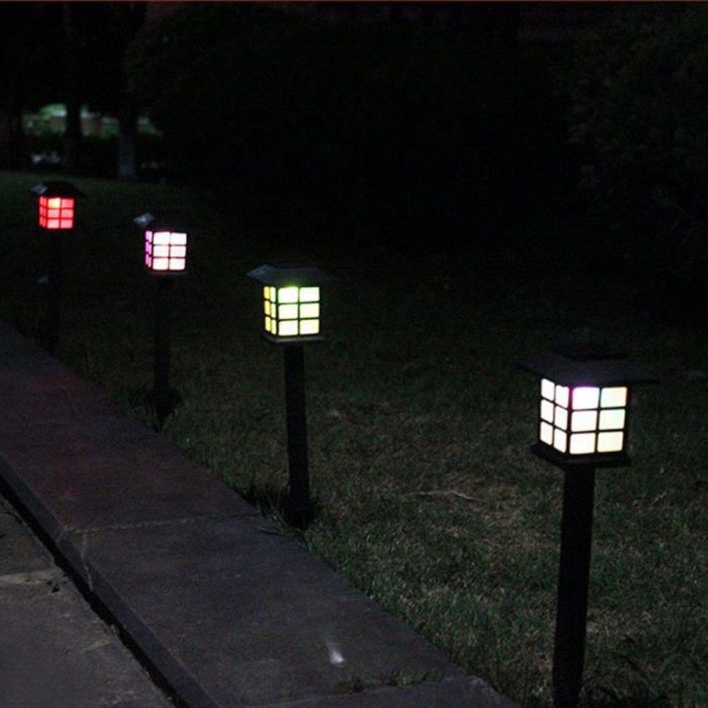 Lampe Solaire Carrée - Éclairage de Jardin Écologique - Allomarc.com