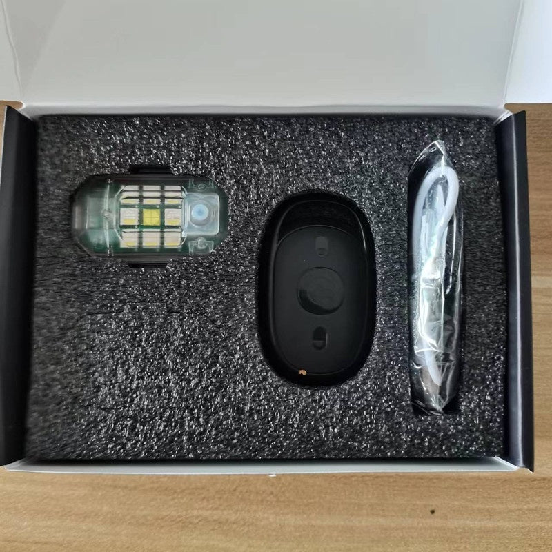 Lampe Stroboscopique Télécommandée pour Voiture et Moto - Allomarc.com