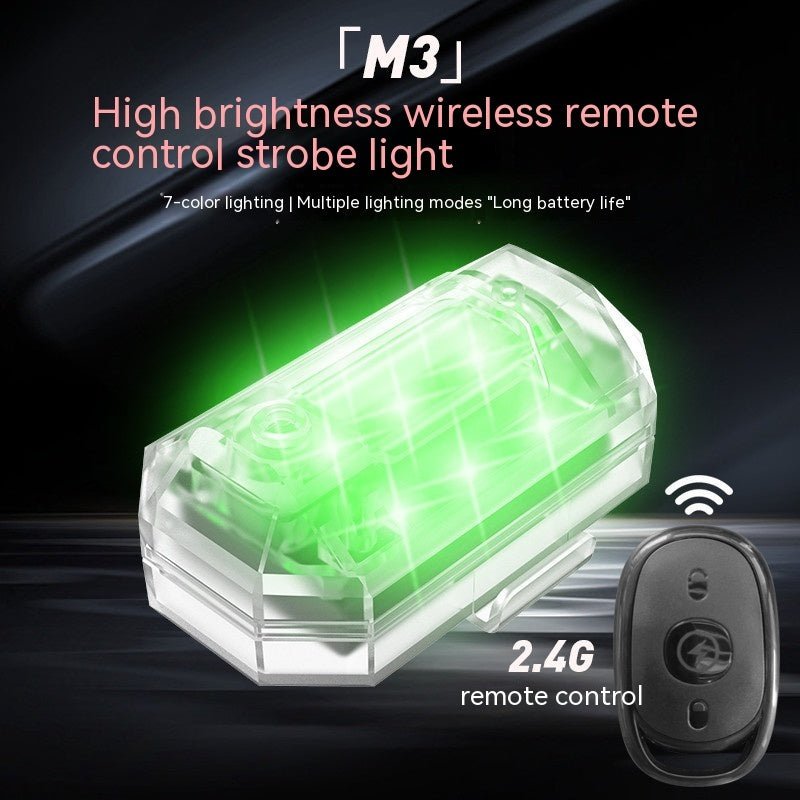 Lampe Stroboscopique Télécommandée pour Voiture et Moto - Allomarc.com