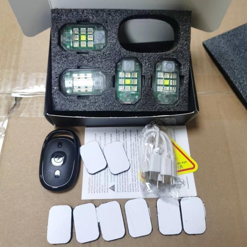 Lampe Stroboscopique Télécommandée pour Voiture et Moto - Allomarc.com