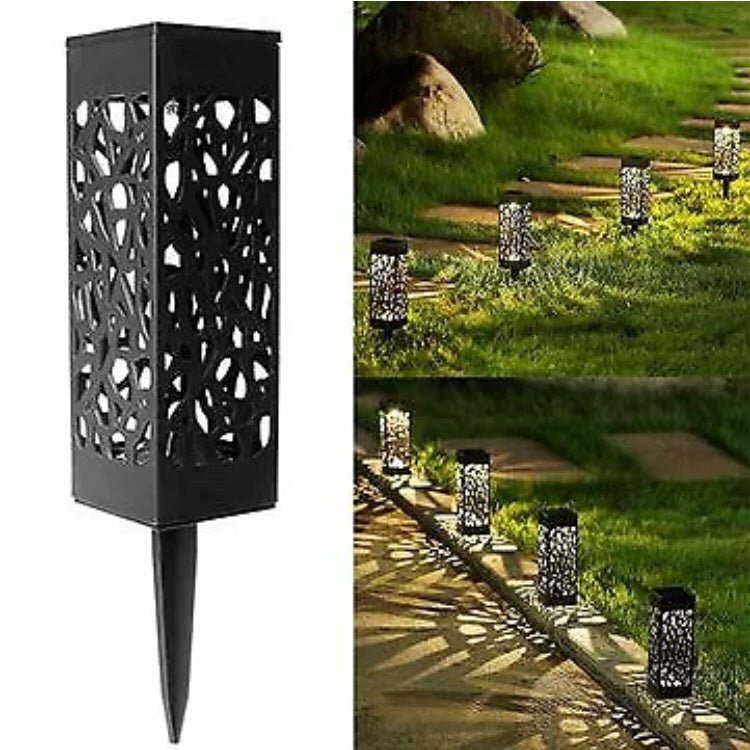 Lampes de Cheminée Solaires pour Jardin - Lanternes Décoratives Étanches - Allomarc.com