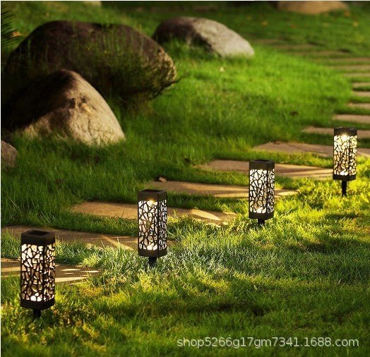 Lampes de Cheminée Solaires pour Jardin - Lanternes Décoratives Étanches - Allomarc.com