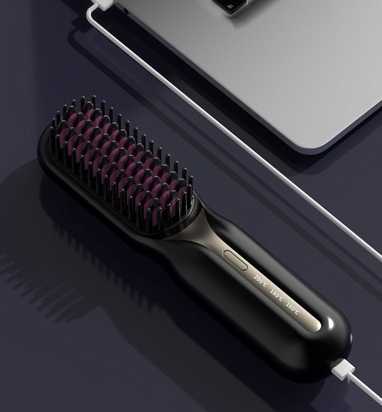 Lisseur Wireless Charging Hair Straighteners avec Peigne Intégré - Allomarc.com