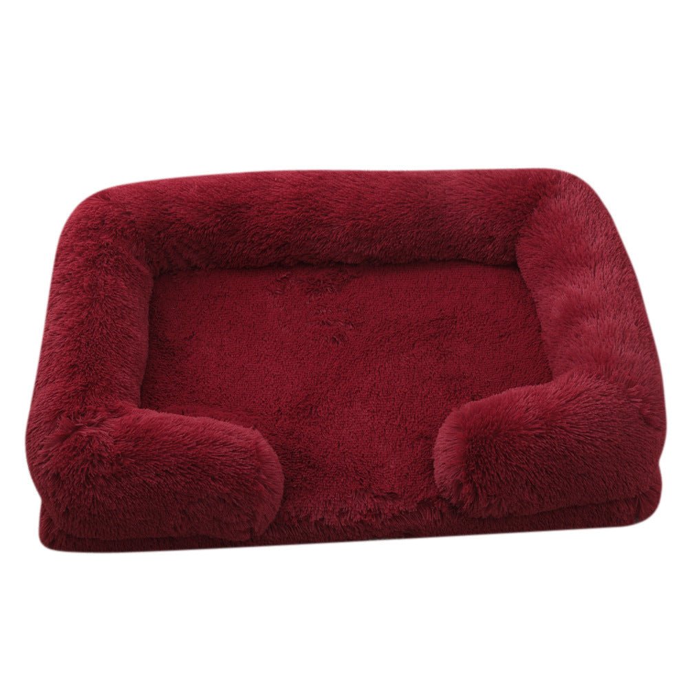 Lit Douillet Rond pour Chien - Parfait pour l'Hiver - Allomarc.com