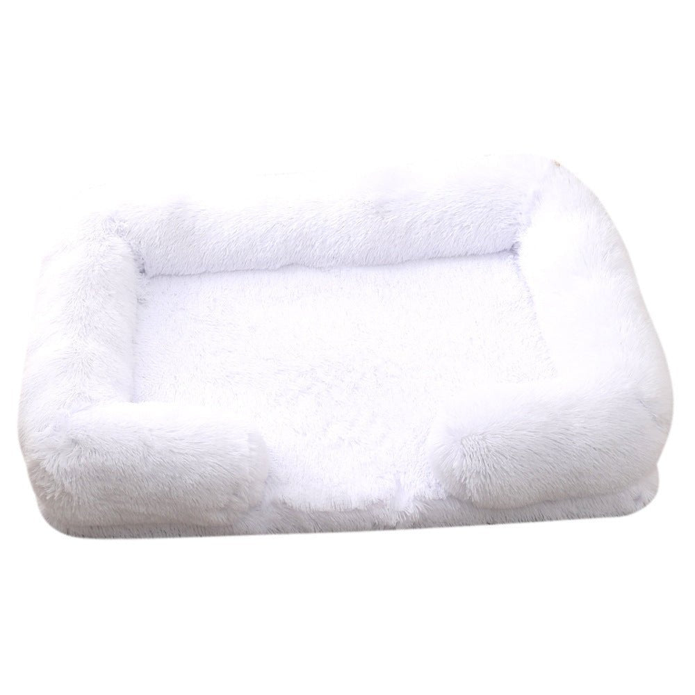 Lit Douillet Rond pour Chien - Parfait pour l'Hiver - Allomarc.com