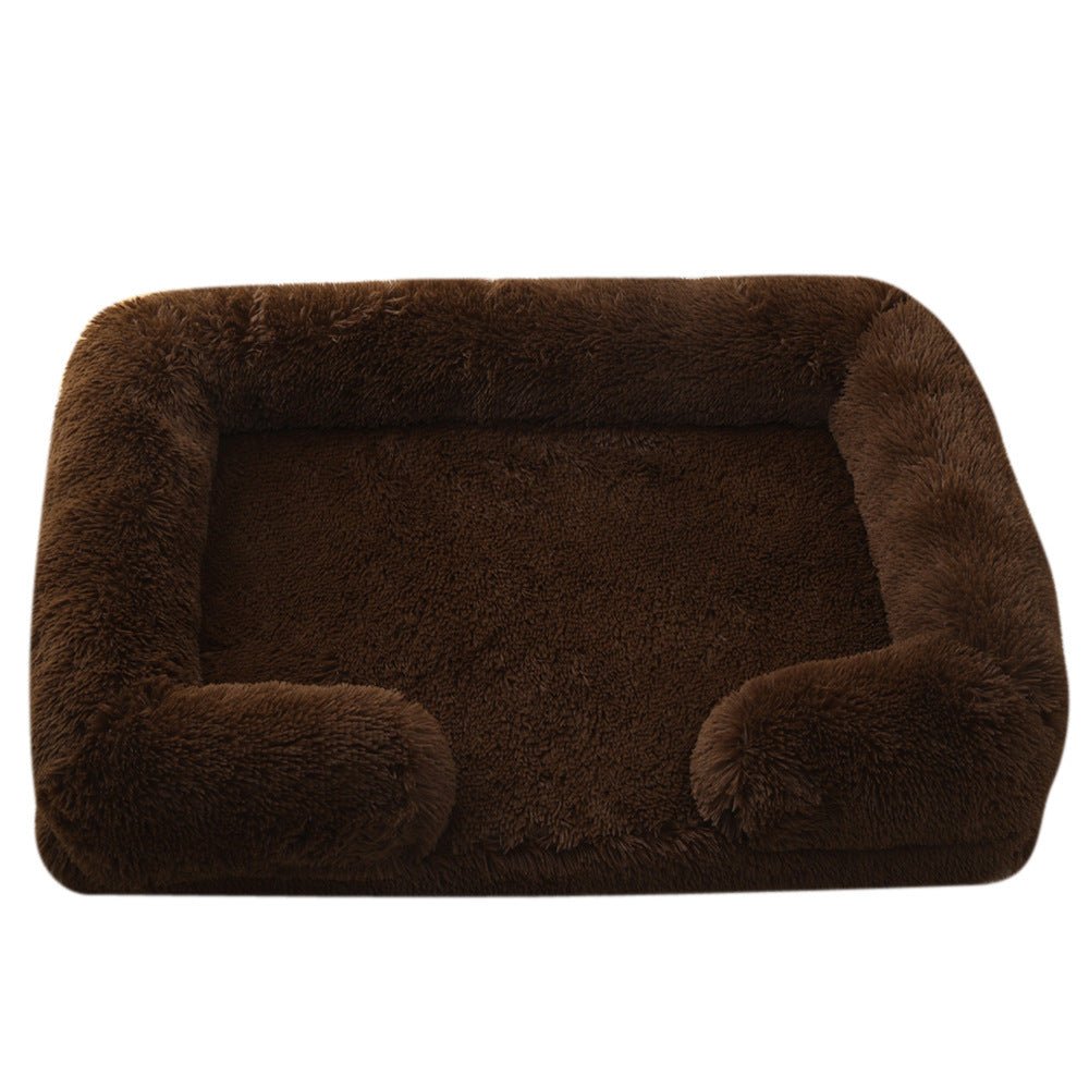 Lit Douillet Rond pour Chien - Parfait pour l'Hiver - Allomarc.com