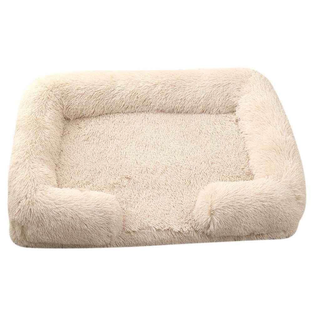 Lit Douillet Rond pour Chien - Parfait pour l'Hiver - Allomarc.com