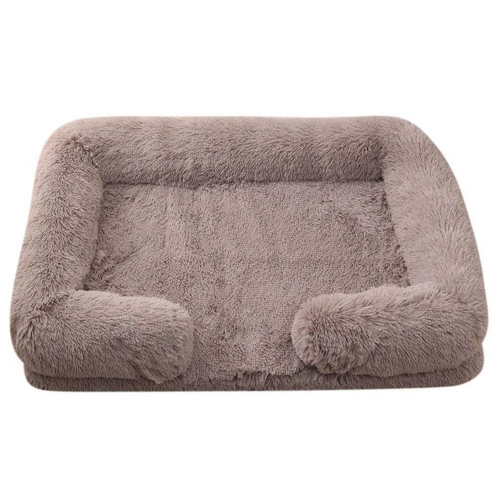 Lit Douillet Rond pour Chien - Parfait pour l'Hiver - Allomarc.com