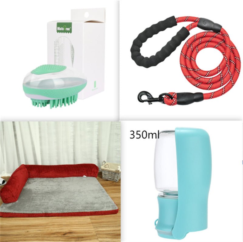 Lit pour chien en velours côtelé - Allomarc.com