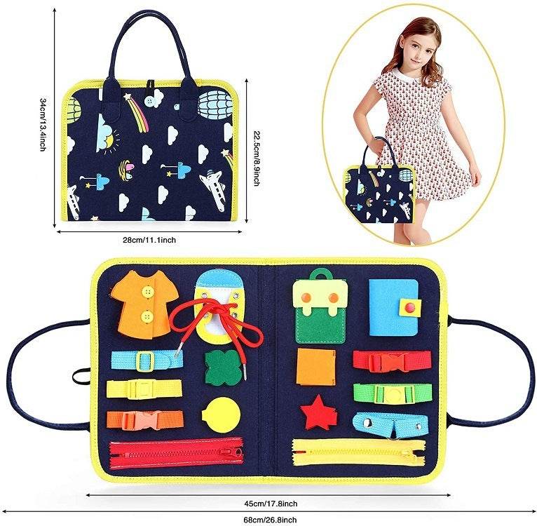 Livre d'Activités Enfant : Tableau Sensoriel d'Apprentissage - Allomarc.com