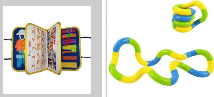 Livre d'Activités Enfant : Tableau Sensoriel d'Apprentissage - Allomarc.com