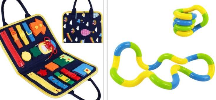 Livre d'Activités Enfant : Tableau Sensoriel d'Apprentissage - Allomarc.com