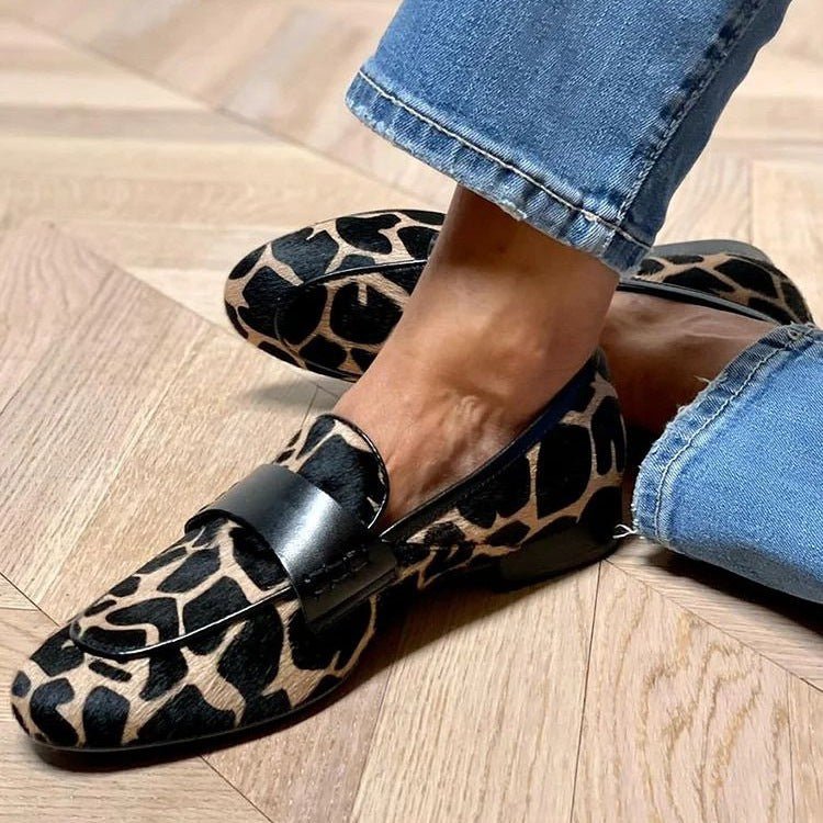 Loafers Décontractés Ronds Plus Size pour le Printemps - Allomarc.com