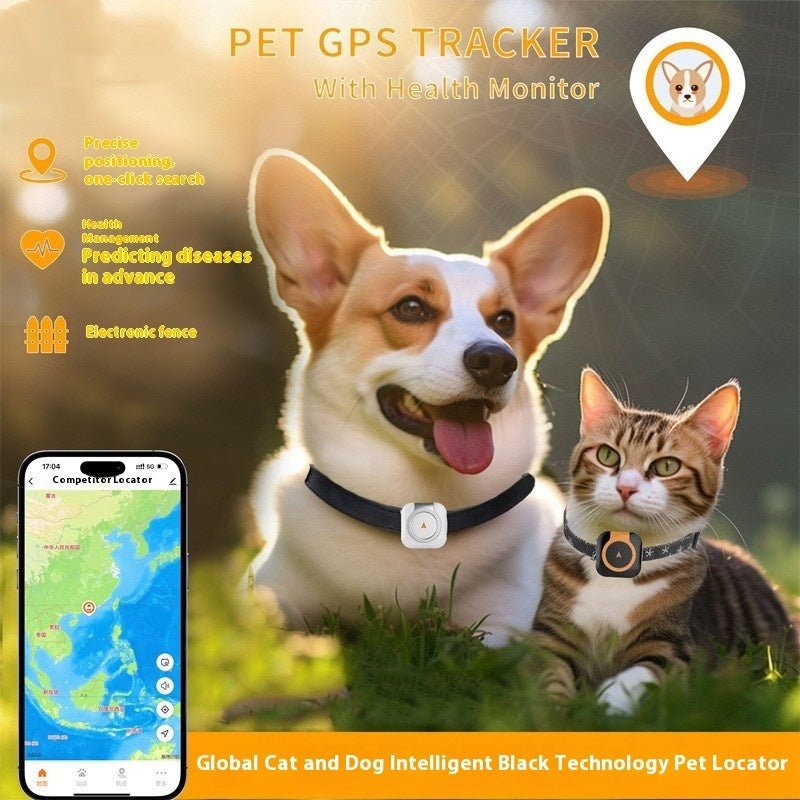 Localisateur GPS Global pour Animaux de Compagnie avec Surveillance de Santé - Allomarc.com