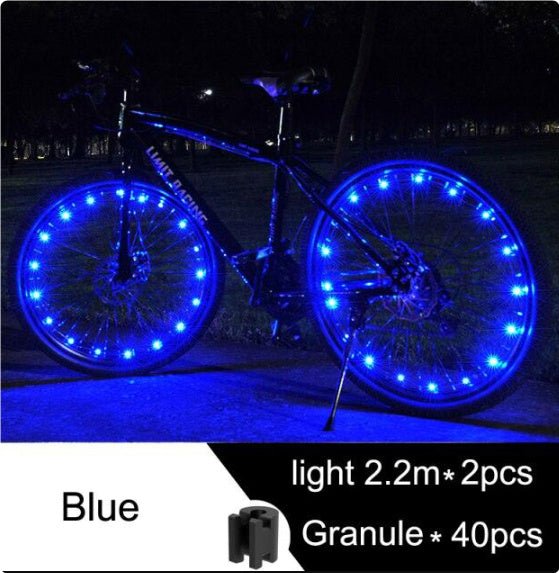 Lumière de Roue à LED Éclairante pour Vélo - Accessoires de Cyclisme - Allomarc.com