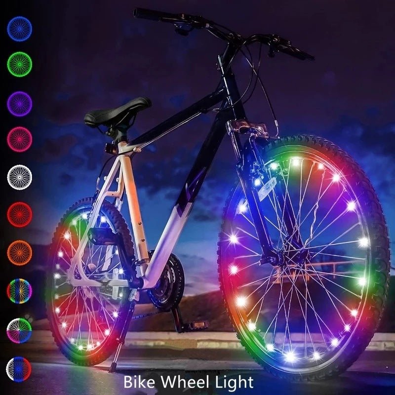 Lumière de Roue à LED Éclairante pour Vélo - Accessoires de Cyclisme - Allomarc.com