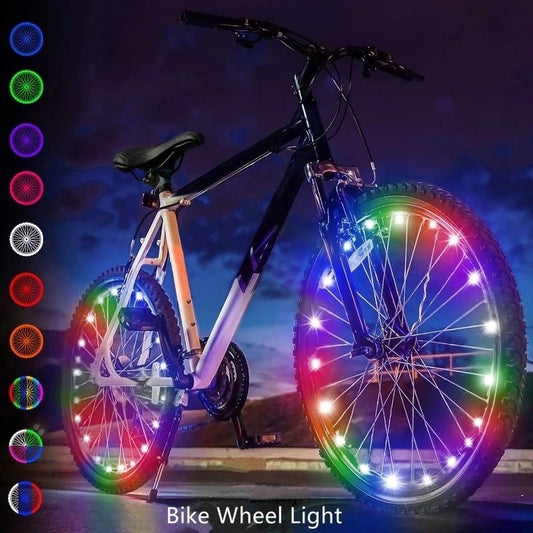 Lumière de Roue à LED Éclairante pour Vélo - Accessoires de Cyclisme - Allomarc.com