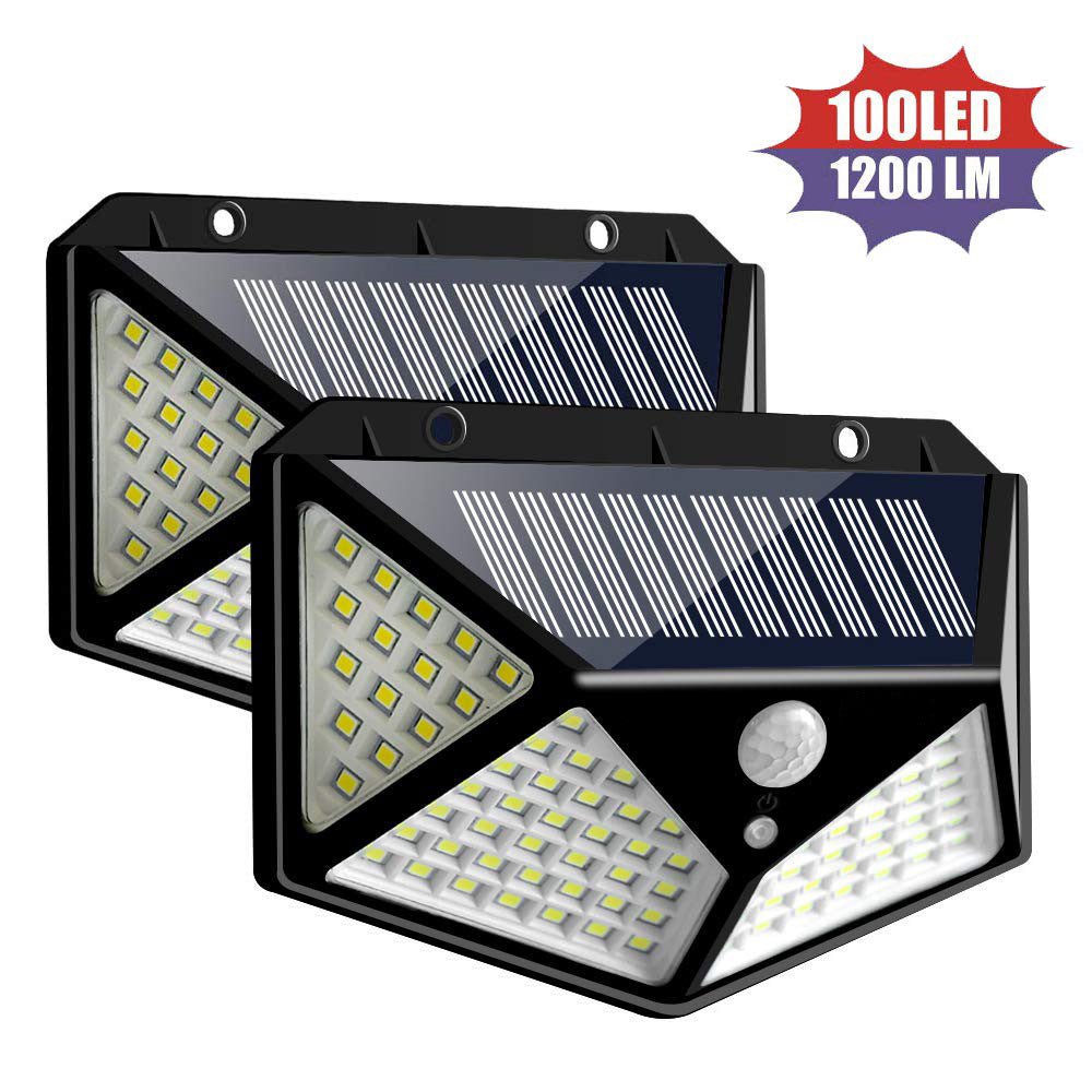 Lumière Murale Solaire 100LED - Allomarc.com