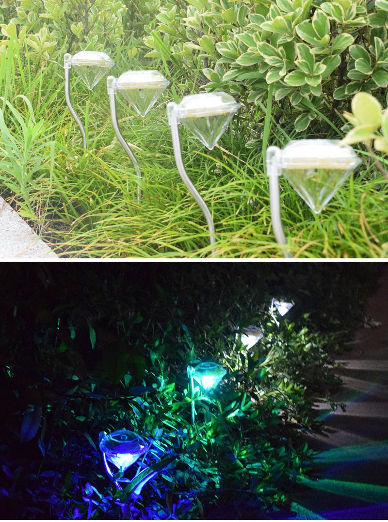 Lumière Solaire en Diamant pour Jardin - Allomarc.com