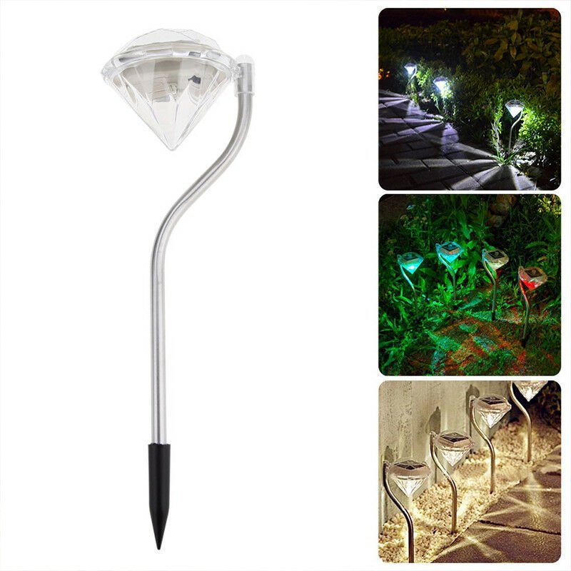 Lumière Solaire en Diamant pour Jardin - Allomarc.com