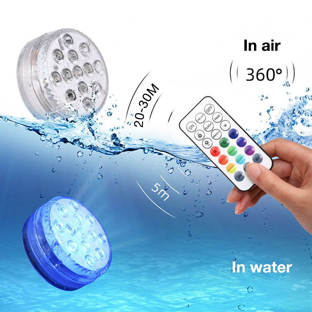 Lumière Submersible LED 13 pour Piscine et Jardin - Allomarc.com