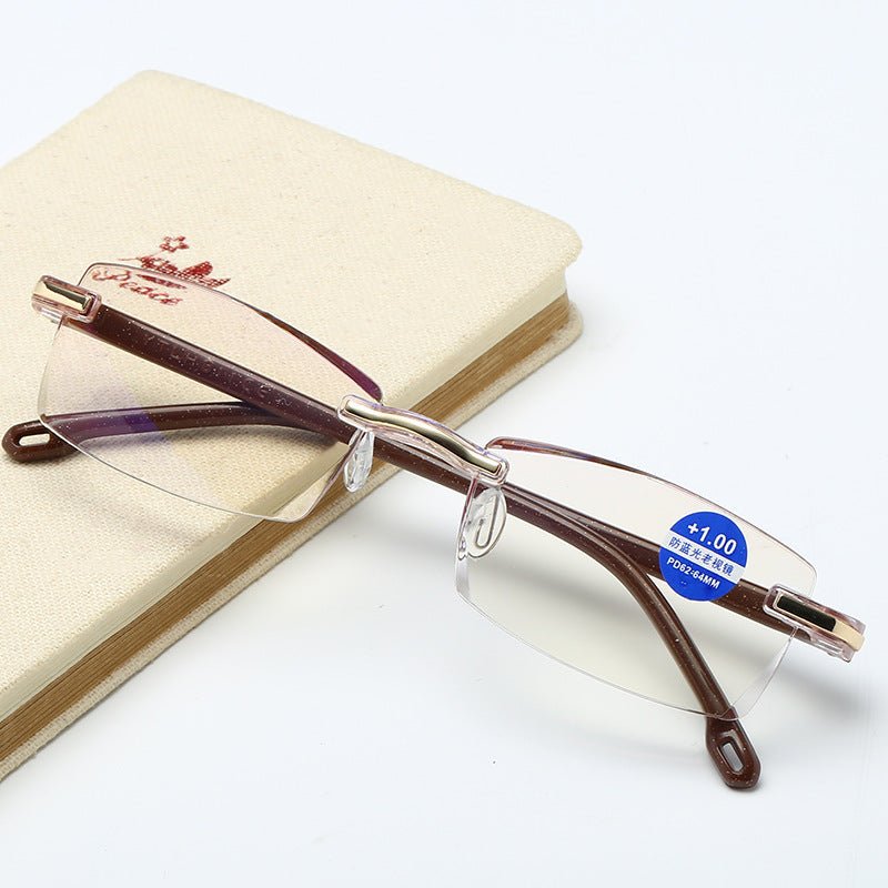 Lunettes de lecture sans monture avec protection anti - lumière bleue, confortables, pour hommes - Allomarc.com