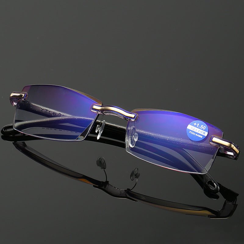 Lunettes de lecture sans monture avec protection anti - lumière bleue, confortables, pour hommes - Allomarc.com