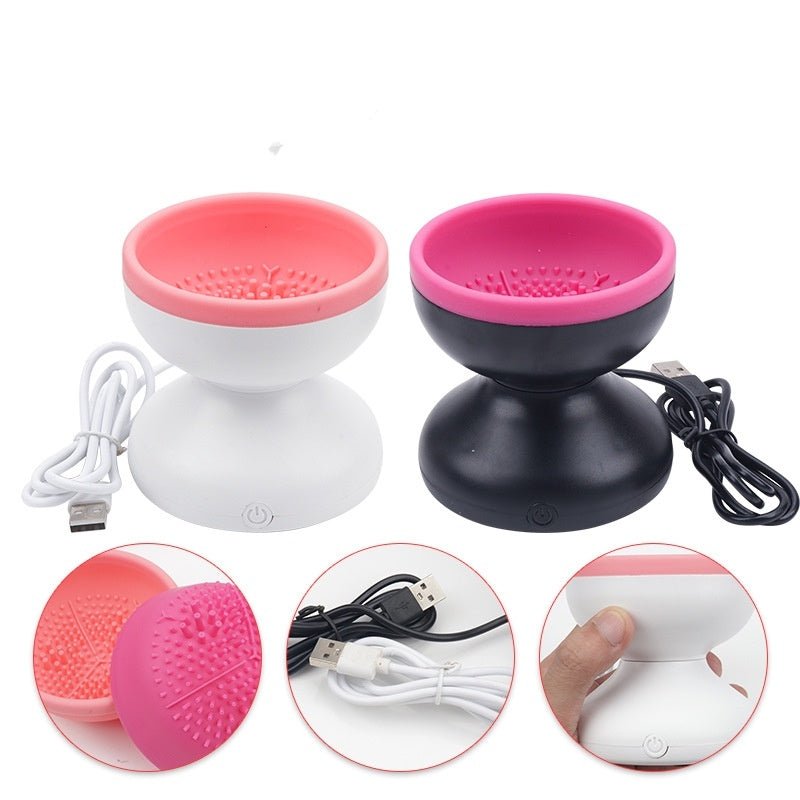 Machine Nettoyeuse de Pinceaux de Maquillage Électrique Portable - Allomarc.com