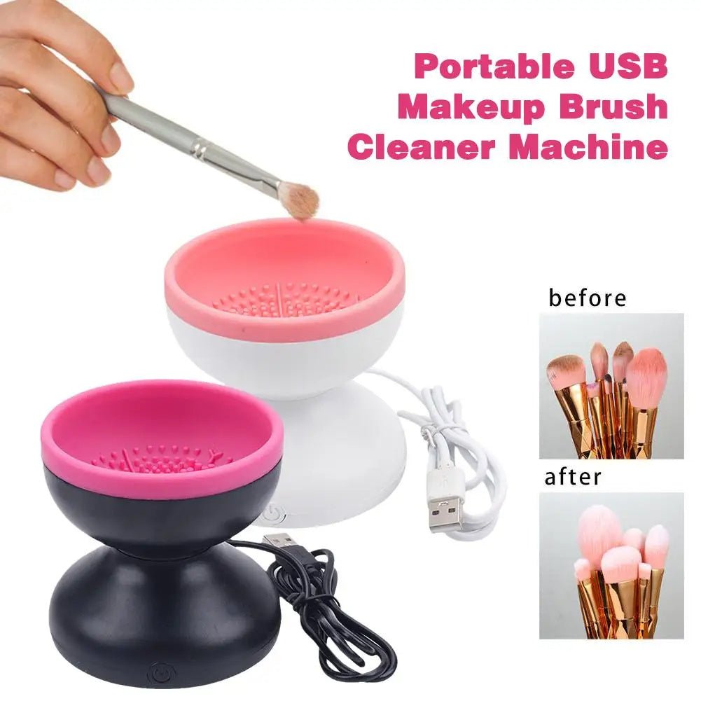 Machine Nettoyeuse de Pinceaux de Maquillage Électrique Portable - Allomarc.com