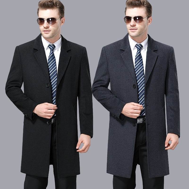 Manteau en cachemire pour hommes - Allomarc.com