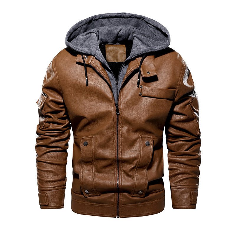 Manteau en Cuir pour Hommes - Chaud et Tendance - Allomarc.com