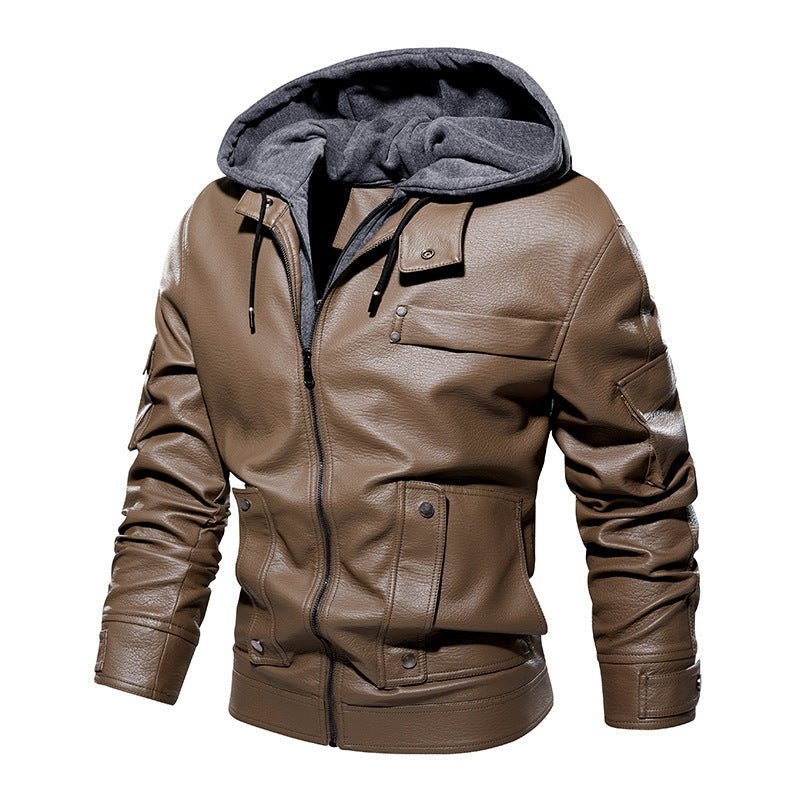 Manteau en Cuir pour Hommes - Chaud et Tendance - Allomarc.com