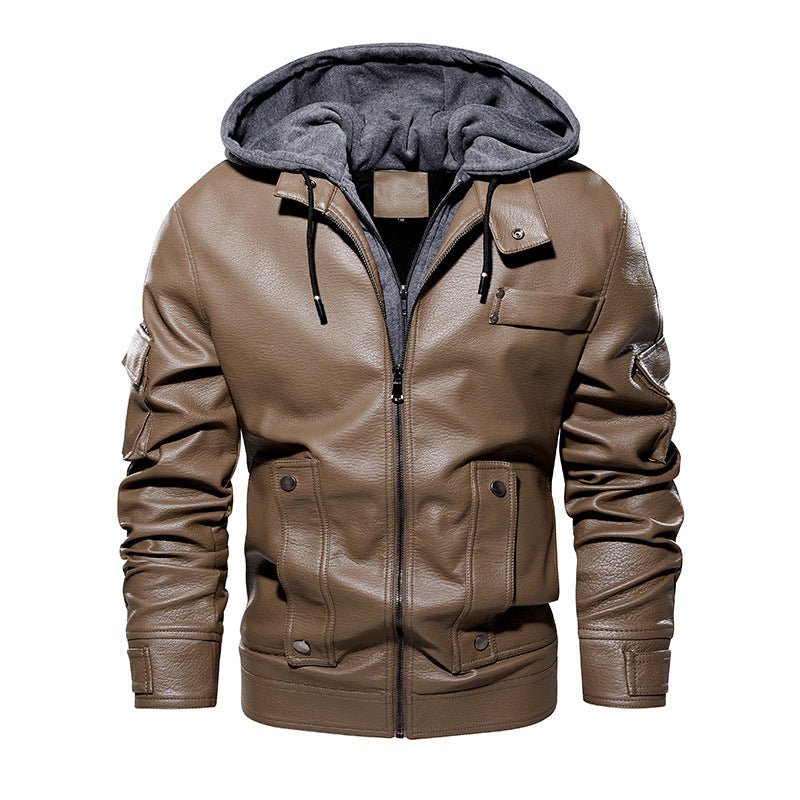 Manteau en Cuir pour Hommes - Chaud et Tendance - Allomarc.com