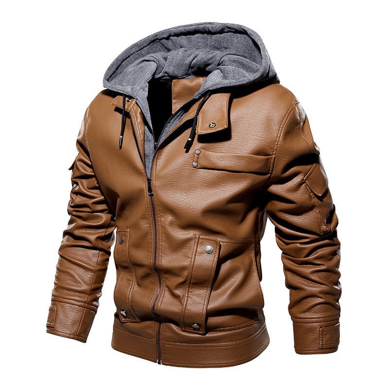 Manteau en Cuir pour Hommes - Chaud et Tendance - Allomarc.com