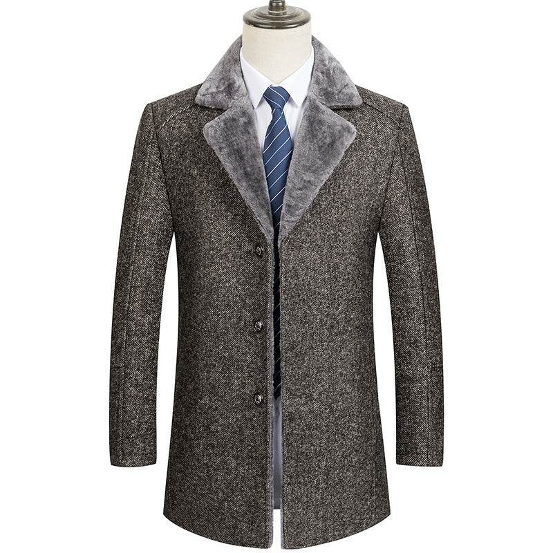 Manteau en Laine pour Hommes de Milieu d'Âge - Allomarc.com
