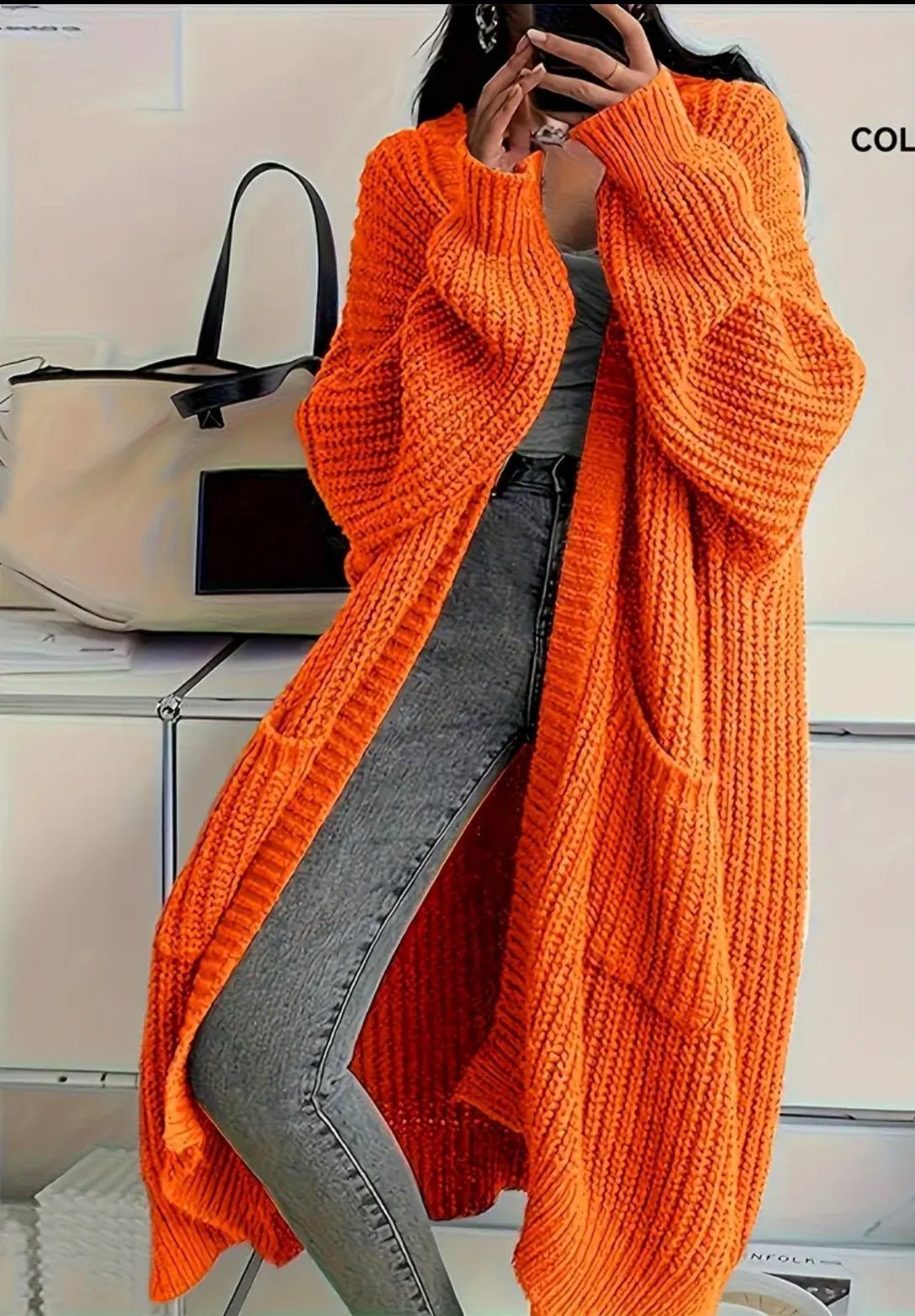 Manteau Tricot Épais et Décontracté pour Femmes - Allomarc.com